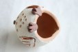 Photo4: Shigaraki pottery Japanese doll lucky owl hohoemi H100mm