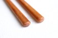 Photo8: Japanese wooden chopsticks & blue bean wamonyo rests with Gift wrapping box