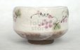 Photo7: Mino ware Japanese pottery tea ceremony bowl Matcha chawan Grapes leaf noten
