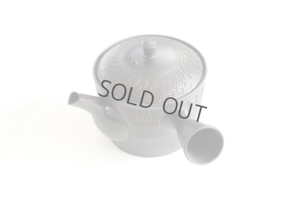 Photo3: Tokoname Japanese tea pot kyusu Gyokko pottery tea strainer black biri shu 240ml
