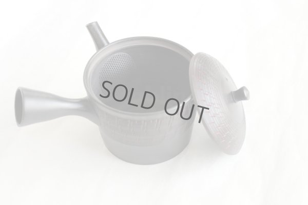 Photo4: Tokoname Japanese tea pot kyusu Gyokko pottery tea strainer black biri shu 240ml