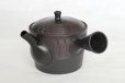 Photo9: Tokoname Japanese tea pot kyusu Gyokko pottery tea strainer black biri shu 240ml