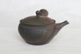 Photo7: Tokoname Japanese tea pot kyusu Gyokko pottery tea strainer youhen biri hi 250ml