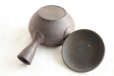 Photo4: Tokoname Japanese tea pot kyusu Gyokko pottery tea strainer youhen biri hi 250ml (4)