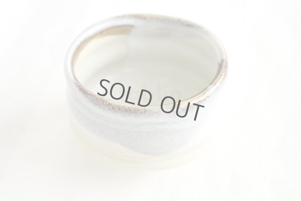 Photo6: Mino ware pottery Japanese tea ceremony bowl Matcha chawan sabi nagashi hai