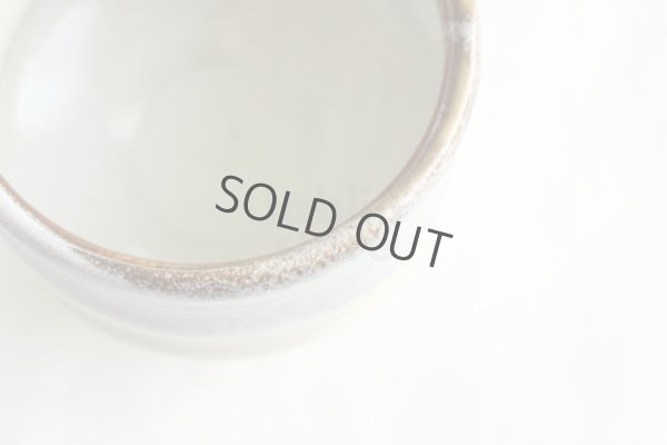 Photo7: Mino ware pottery Japanese tea ceremony bowl Matcha chawan sabi nagashi hai