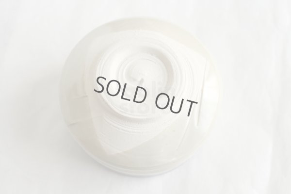 Photo8: Mino ware pottery Japanese tea ceremony bowl Matcha chawan sabi nagashi hai