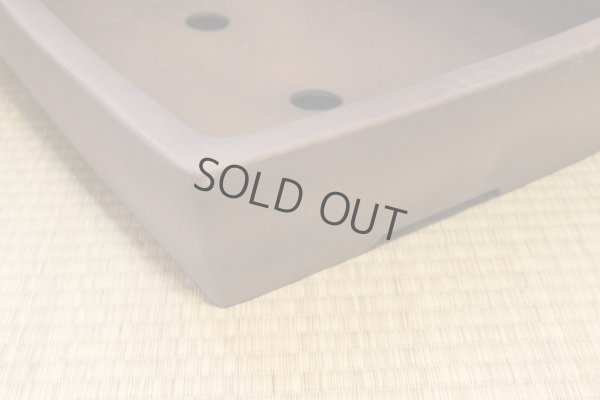 Photo9: Tokoname Bonsai pot garden tree Japanese pottery Izumiya Ibushi kiritate