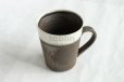 Photo11: Kiyomizu Japanese pottery tea mug coffee cup Daisuke white-line black 250ml