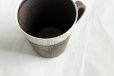 Photo9: Kiyomizu Japanese pottery tea mug coffee cup Daisuke white-line black 250ml