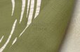 Photo4: Kyoto Noren SB Japanese Rozome wax resist textile olive-green 85 x 43cm (4)