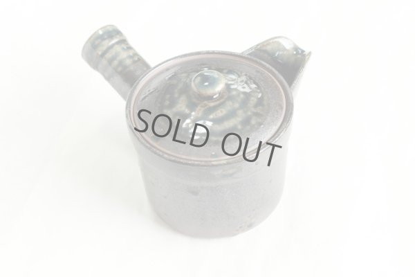 Photo4: Arita imari sd Porcelain Japanese tea pot kyusu kurooribe tokudai 430ml