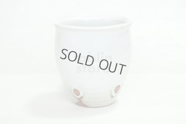 Photo4: Hagi yaki ware Japanese pottery mug coffee cup mei white 370ml