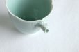 Photo11: Hasami ware Japanese Sake bottle and Sake cup set Seiji light blue glaze