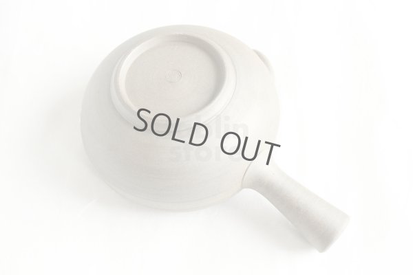 Photo4: Tokoname yaki ware Japanese Yusamashi tea tool for Sencha hai flower 190ml