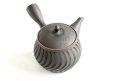 Photo1: Tokoname ware Japanese tea pot kyusu ceramic strainer YT Sekiryu notanaga 300ml (1)