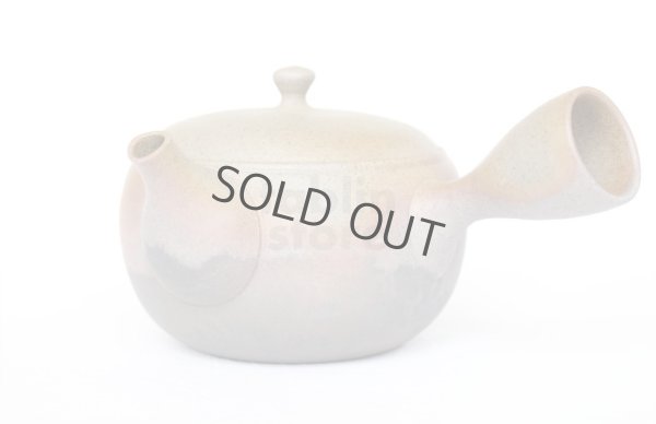 Photo3: Tokoname ware Japanese tea pot Gyokko ceramic tea strainer yakishime maru 330ml