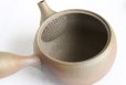 Photo6: Tokoname ware Japanese tea pot Gyokko ceramic tea strainer yakishime maru 330ml