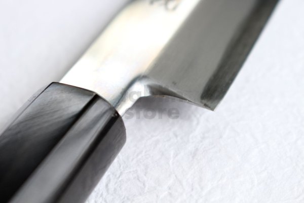 Photo7: SAKAI TAKAYUKI Japanese knife Aonikou Kyoumen Mirror Finish Yasuki Sashimi