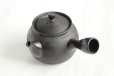 Photo2: Tokoname Japanese tea pot kyusu Komatsu ceramic tea strainear enmaru 310ml (2)