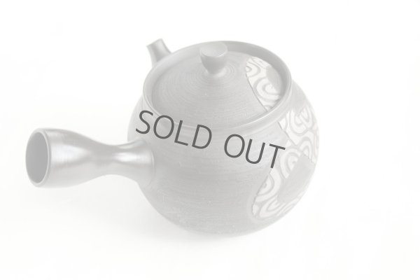 Photo3: Tokoname Japanese tea pot kyusu Komatsu ceramic tea strainear enmaru 310ml