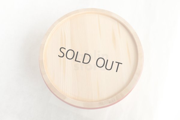 Photo4: Japanese natural wood Basin sawara resin hoop D22.5cm