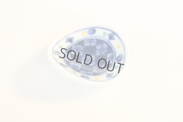 Photo4: Arita Japanese Chopsticks rest somenishikiekawari set of 5 