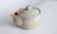 Hagi ware Japanese tea pot kyusu pottery tea strainer himedo hohin 200ml