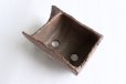 Photo7: Tokoname Bonsai pot garden tree Japanese pottery bamboo shape yakishime W132mm (7)