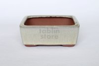 Tokoname Bonsai pot garden tree Japanese pottery Yozan Eimei shiro W110mm