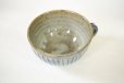 Photo6: Shigaraki sd Japanese pottery tea mug coffee cup Shinogi wide blue 360 ml