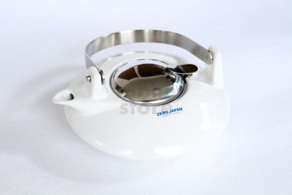 Photo11: Japanese ceramics zen tea pot ZEROJAPAN white 500ml