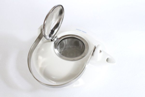 Photo7: Japanese ceramics zen tea pot ZEROJAPAN white 500ml