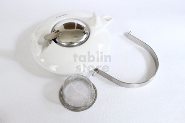 Photo5: Japanese ceramics zen tea pot ZEROJAPAN white 500ml