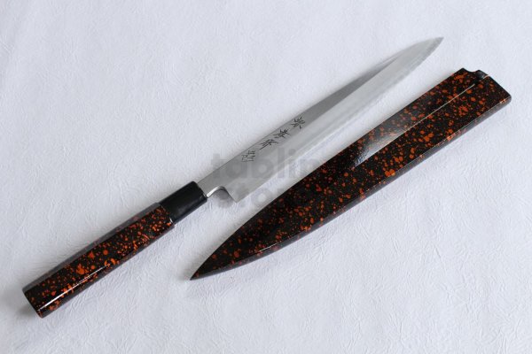 Photo12: SAKAI TAKAYUKI Shikisai Kincha sashimi yanabiba inox with scheide any size