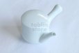 Photo1: Hasami Porcelain sk Japanese tea pot white ceramic torso 360ml (1)