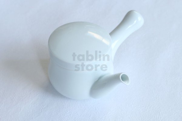 Photo1: Hasami Porcelain sk Japanese tea pot white ceramic torso 360ml