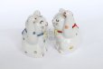 Photo2: Japanese Lucky Cat Kutani Porcelain Maneki Neko polka-dotted H8cm (2)