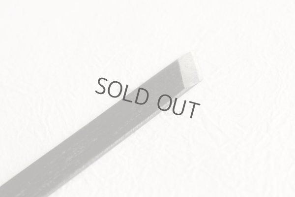 Photo3: Wood Carving Chisel knife Okeya Fujimaki kurouchi Shirabiki white 2 steel BW12mm