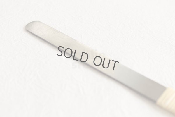 Photo3: Wood Carving Chisel knife Okeya Fujimaki kurouchi Maru white 2 steel BW12mm