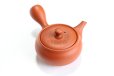 Photo11: Tokoname tea pot kyusu Jinsui Kiwami shudei red naka hira 270ml