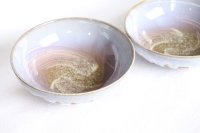 Hagi ware Japanese bowls Sky pair W160mm set of 2