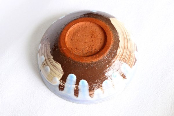 Photo5: Hagi ware Japanese bowls Sky pair W160mm set of 2