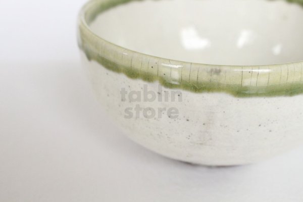 Photo10: Shigaraki pottery Japanese soup noodle serving bowl hisui D140mm