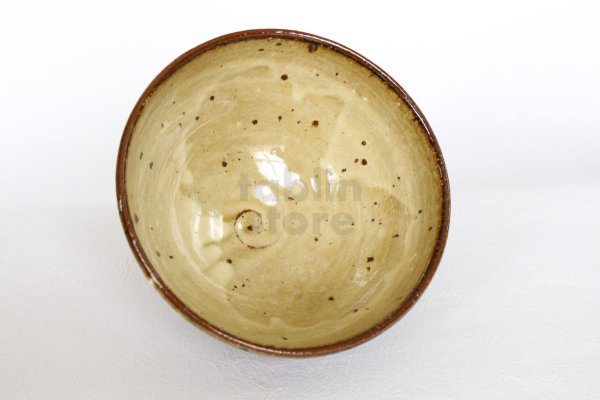 Photo7: Shigaraki pottery Japanese soup noodle serving bowl kohaku D150mm