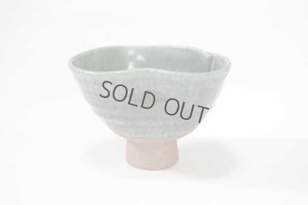 Photo7: Oribe wari takadai matcha green tea chawan bowl 