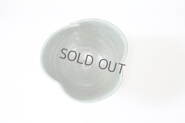 Photo6: Oribe wari takadai matcha green tea chawan bowl 