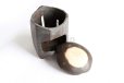 Photo7: Shigaraki pottery tsuchi Japanese tea aroma incense burner holder shinogi H11cm