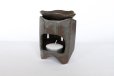 Photo5: Shigaraki pottery tsuchi Japanese tea aroma incense burner holder shinogi H11cm