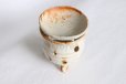 Photo2: Shigaraki pottery tsuchi Japanese tea aroma incense burner holder raku H10cm (2)